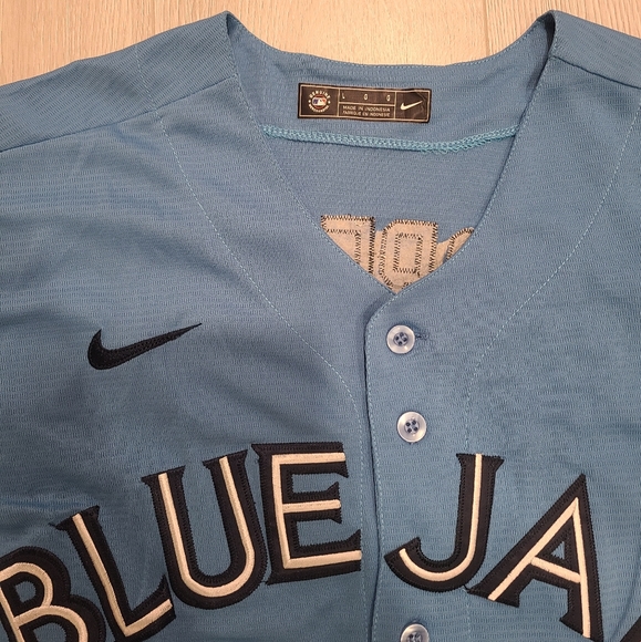 Toronto Blue Jays Vladimir Guerrero Jr. Powder Blue Alternate Player Jersey - Picture 6 of 11